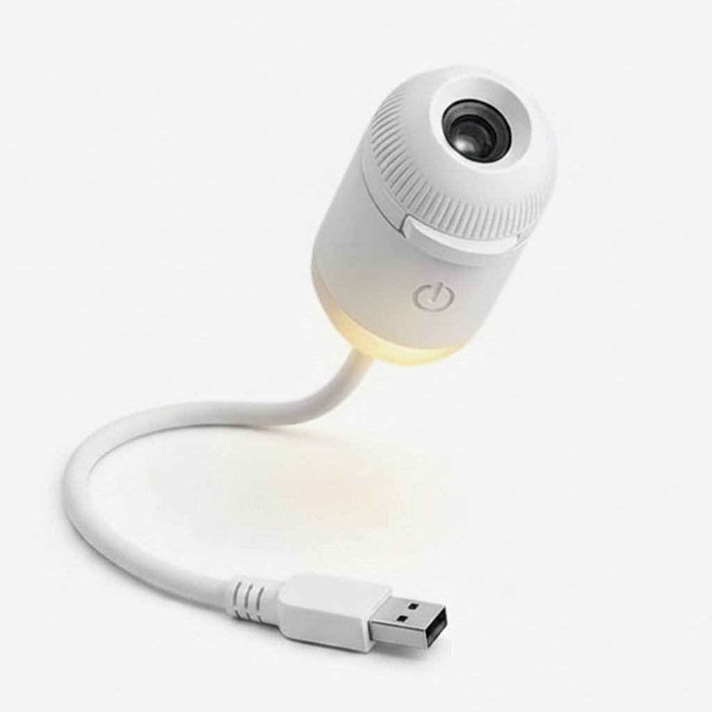 Portable Galaxy Projector: 2-in-1 Night Light